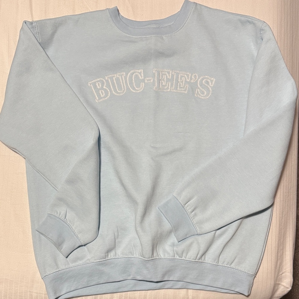 Buc-ee's Light Blue Sweatshirt